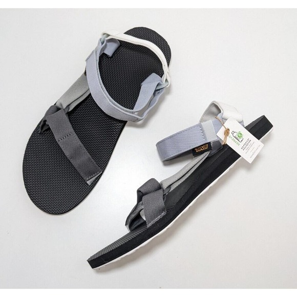 Teva Original Universal Urban Grey White Colorblock Sandals NEW Size 13 Mens